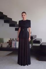 שמלת גיטל שחור - SHESH