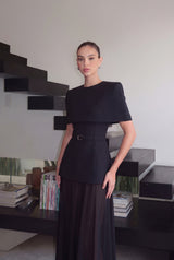 שמלת גיטל שחור - SHESH