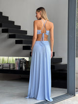 שמלת ג׳סמין תכלת