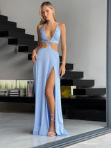 שמלת ג׳סמין תכלת