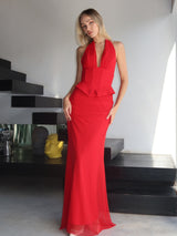 שמלת רום אדום - SHESH