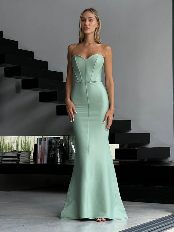 שמלת ג׳ולייט ירוק