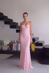 שמלת טורי ורוד