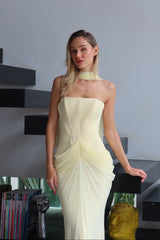 שמלת רוזאן צהוב - SHESH