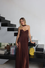 שמלת ניל חום - SHESH