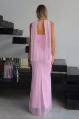 שמלת מוניק ורוד - SHESH