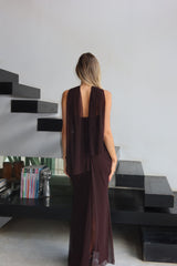 שמלת רוזאן חום - SHESH