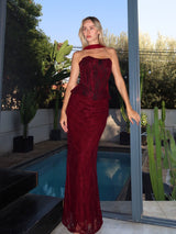 שמלת ג׳ולי בורדו