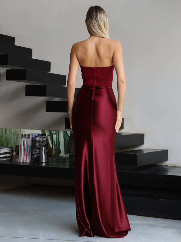 שמלת סיאנה בורדו