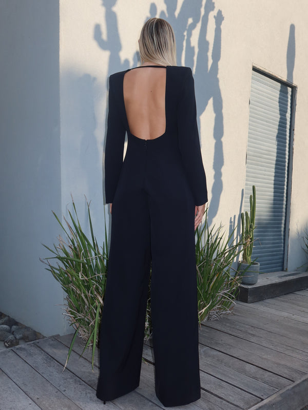 אוברול סרויה שחור