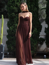 שמלת ניל חום - SHESH