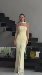 שמלת רוזאן צהוב